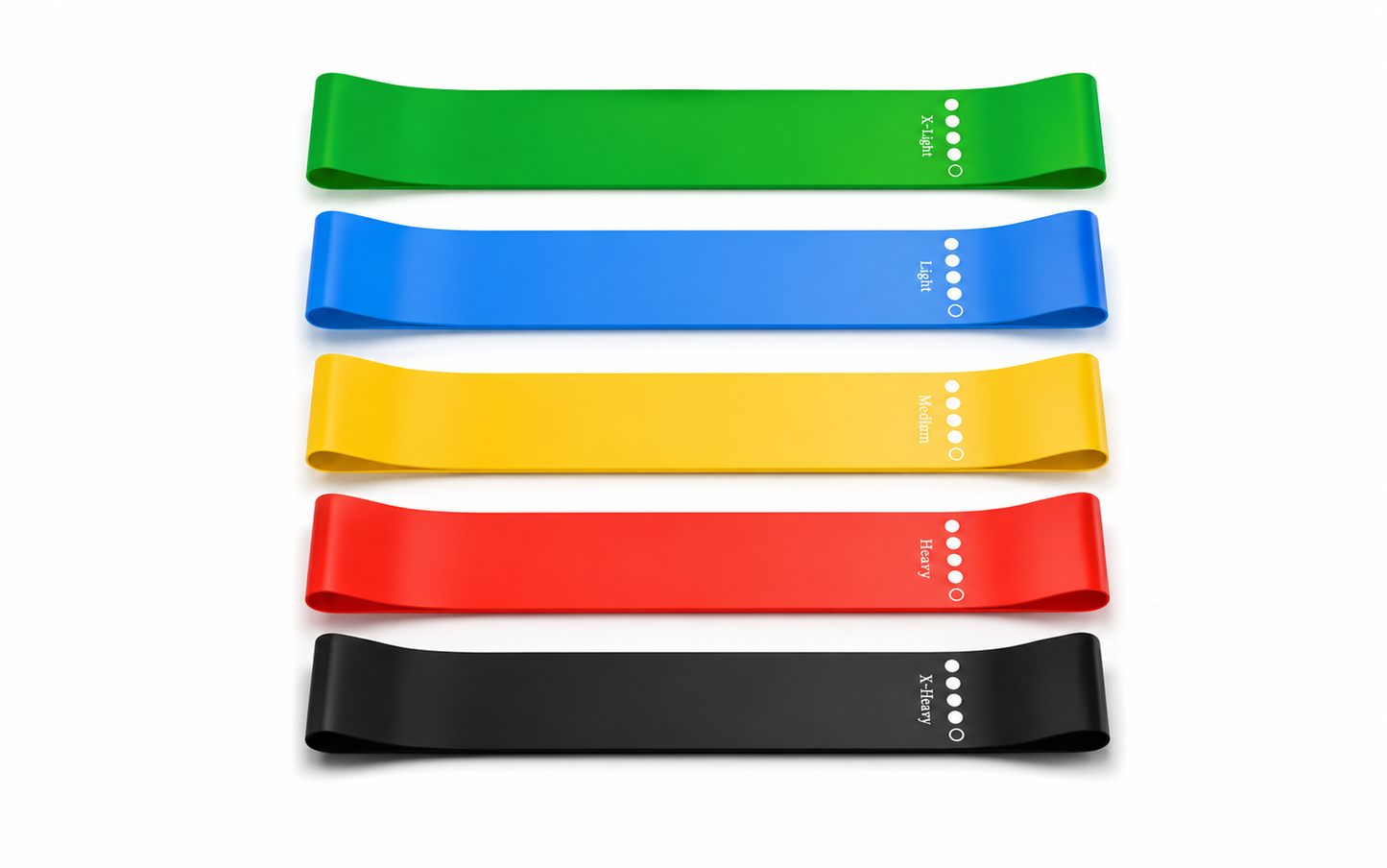 Mini Widerstandsbänder – 5er Set